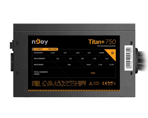 NJOY Titan+ 750 750W napajanje (PSAT5075A20CUCO01B)