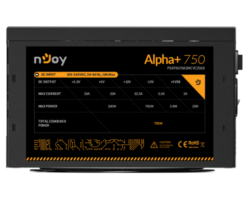 NJOY Alpha+ 750 750W napajanje (PSAT6075A2MCVCZ01B)