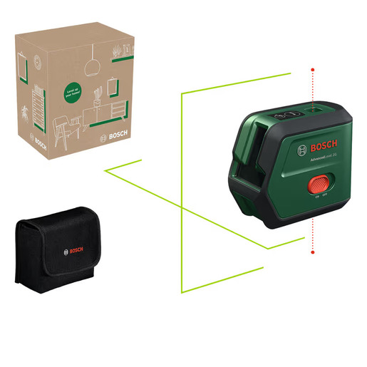 BOSCH Linijski laser AdvancedLevel 2GUNIKarton 0603663GZ0