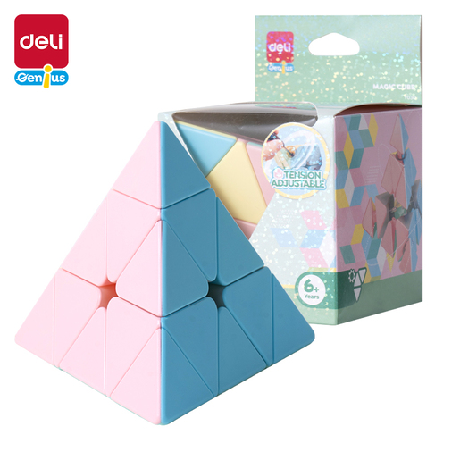 DELI RUBIKOVA KOCKA  PIRAMIDA PASTEL 98x98x85mm