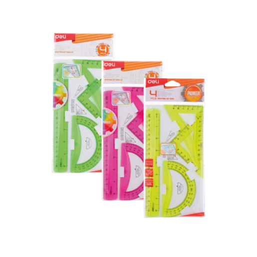 DELI GEOMETRIJSKI SET  1/4 20cm EG00402