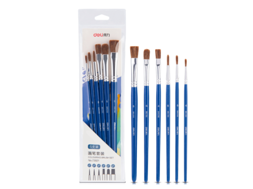 DELI ČETKICE ZA SLIKANJE  1/6  PONIJEVA DLAKA 73921