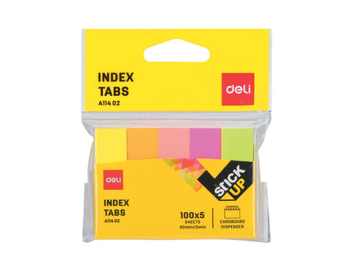 DELI STIKERI  ZA INDEKSIRANJE 50x15mm EA11402 - 100*5 LISTA