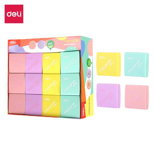 DELI GUMICA  MACARON 35x35x11mm E3044