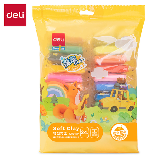 DELI MASA ZA MORANJE  24 BOJE x 10g U PVC KESICI YC143-24A