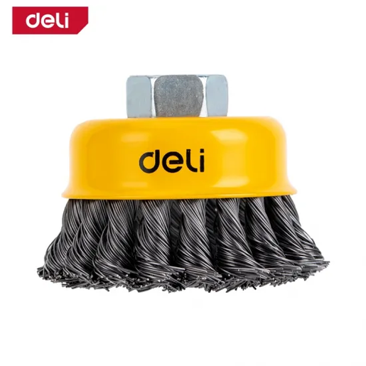 DELI Četka čelična upletena 75mm M14 EDH-GSS100-E2