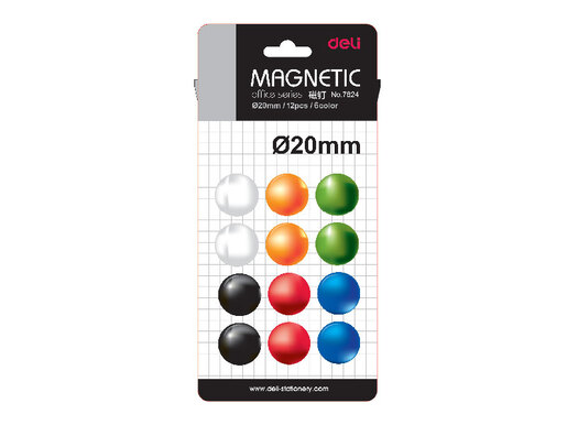DELI MAGNETI  ZA TABLU f20mm E7824