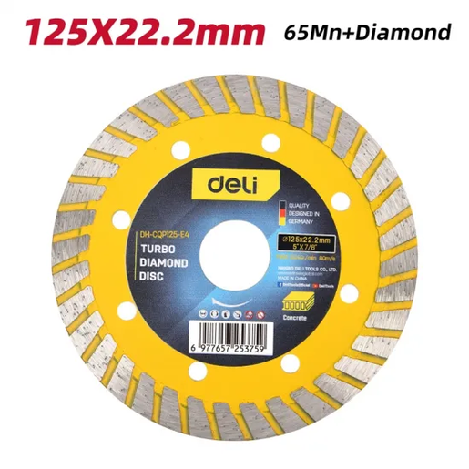 DELI Dijamantska rezna ploča za keramiku 125x2mm EDH-SQP125-E4