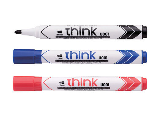 DELI MARKER  ZA BELU TABLU PLAVI OKRUGLI VRH EU00130