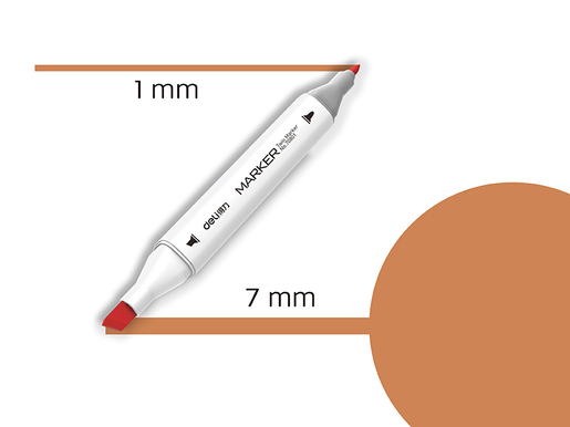 DELI MARKER SKETCH  21 TERAKOTA 70801A-21