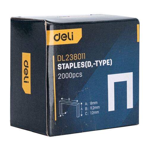 DELI D municija za klamerice 2000kom EDL238011