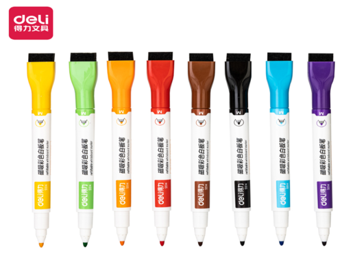 DELI MARKER  ZA BELU TABLU SA BRISAČEM 1/8 S514