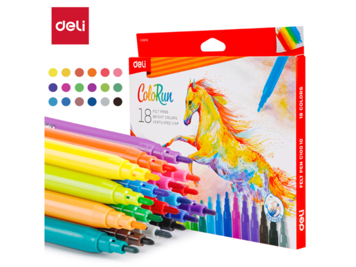 DELI FLOMASTERI  1/18 EC10010