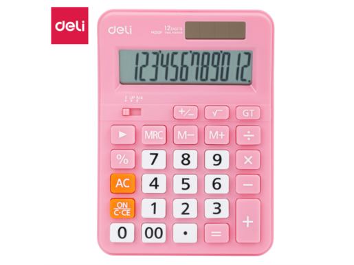 DELI KALKULATOR  STONI EM210 PINK 108.7*152.1*29.8mm EM210FPINK