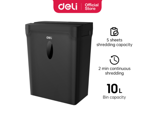 DELI UNIŠTIVAČ PAPIRA  5 lista, 12 litara, 2 minuta ET014