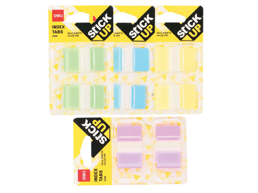 DELI STIKERI  ZA INDEKSIRANJE 44x25 EA10001 - 2*50 LISTA