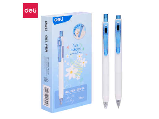 DELI HEMIJSKA OLOVKA  0,5 plavi ispis EG22-BL
