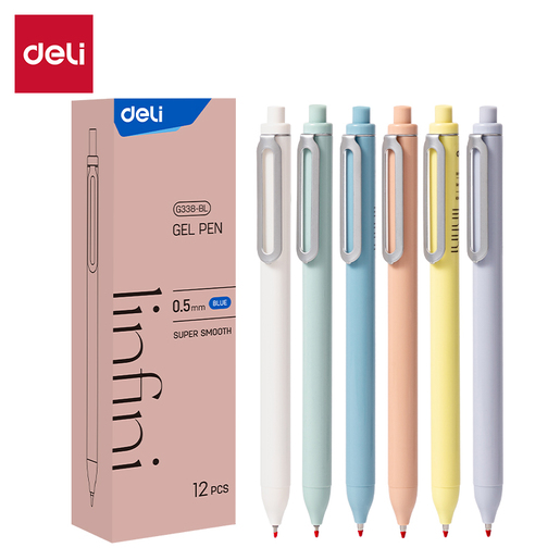 DELI GEL ROLER  EG338 0,5 PLAVI