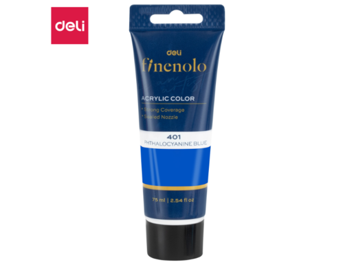 DELI AKRILNA BOJA  U TUBI CIAN PLAVA 75ml EC75-PB