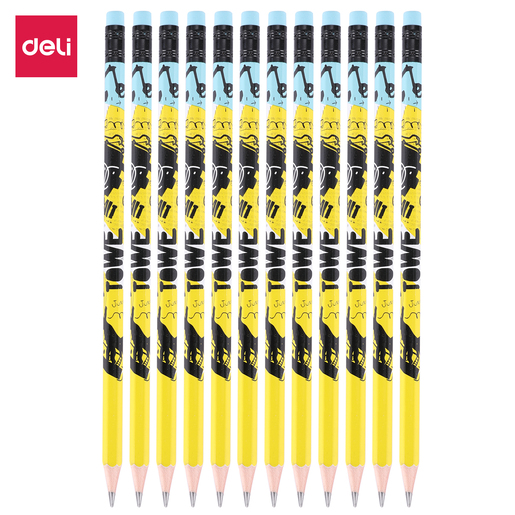 DELI GRAFITNE OLOVKE  GRAFITI 2B SA GUMICOM 1/12 EU53200