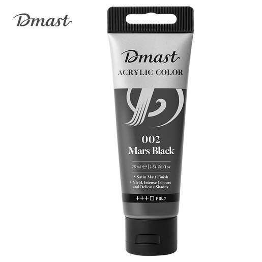 DELI AKRILNA BOJA  DMAST PEBEO 75ml 002 MARS BLACK EC330-MB