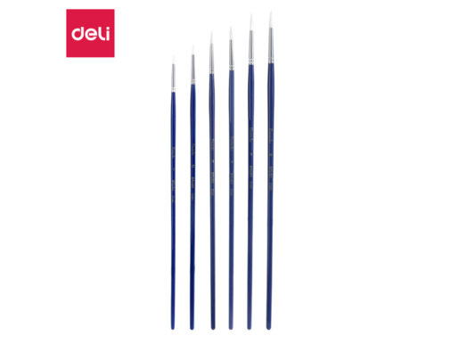 DELI ČETKICA UMETNIČKA  OKRUGLA BELA BR 1 SET 1/6 EC281-1