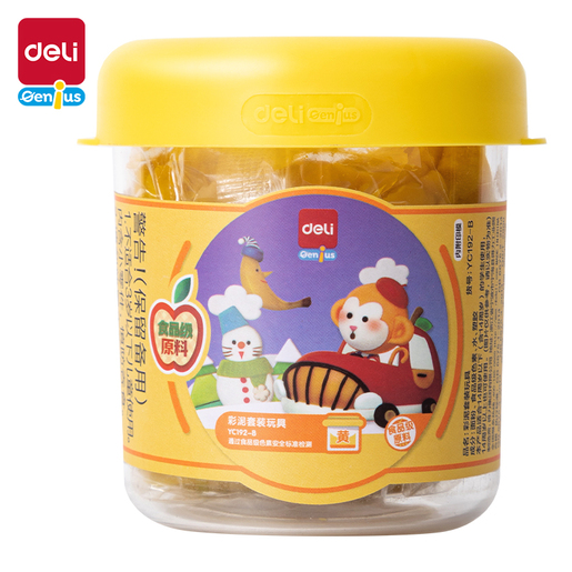 DELI MASA ZA MORANJE  ŽUTA 113g SA JEDNIM ŠABLONOM suši se na vazduhu