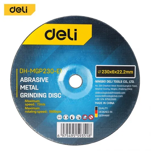 DELI Brusna ploča za metal Standard 230x6mm EDH-MGP230-E1