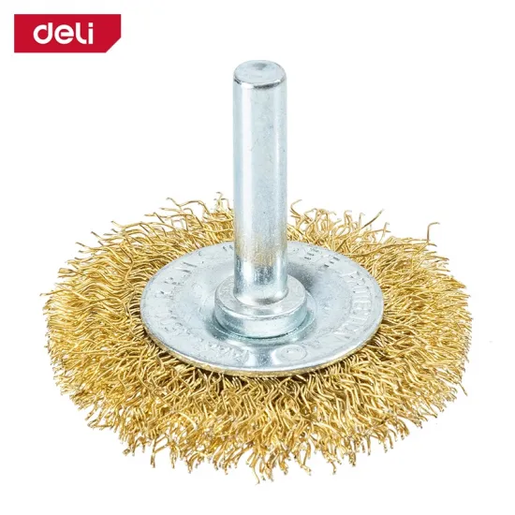 DELI Četka kružna 50mm mesing 6mm EDH-GSS050-E4