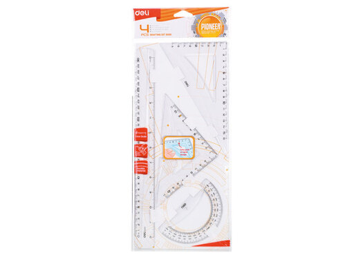 DELI GEOMETRIJSKI SET  1/4 30cm EG00512