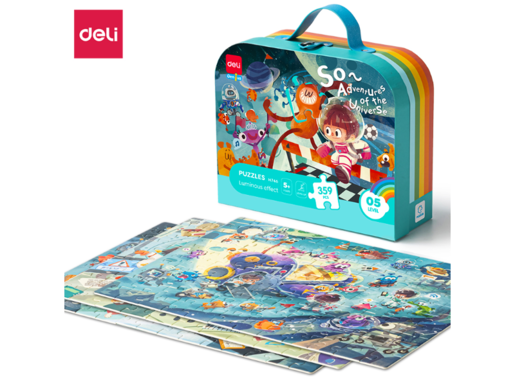 DELI PUZZLE KOFERČE  5 NIVO (SIJAJU U MRAKU) EH746