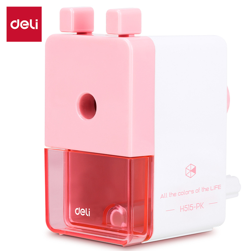 DELI ROTACIONI REZAČ  ZA OLOVKE STONI PINK EH515-PK