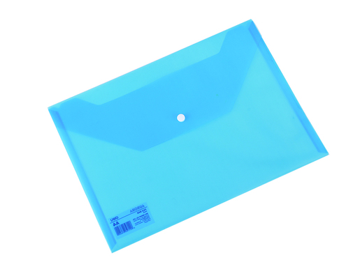 DELI FASCIKLA/KOVERTA  ZA DOKUMENTA A4 transp. Plava EF10432