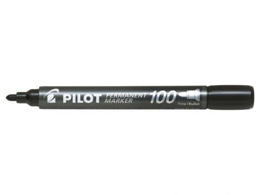 PILOT MARKER  PERMANENT 100 OKRUGLI VRH CRNI