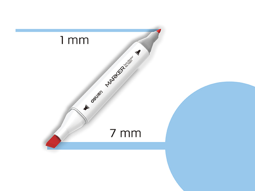 DELI MARKER SKETCH  76 NEBO PLAVA 70801A-76