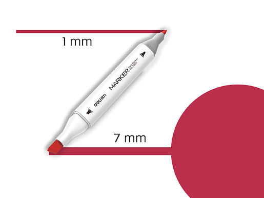DELI MARKER SKETCH  4 JARKO CRVENA 70801A-4
