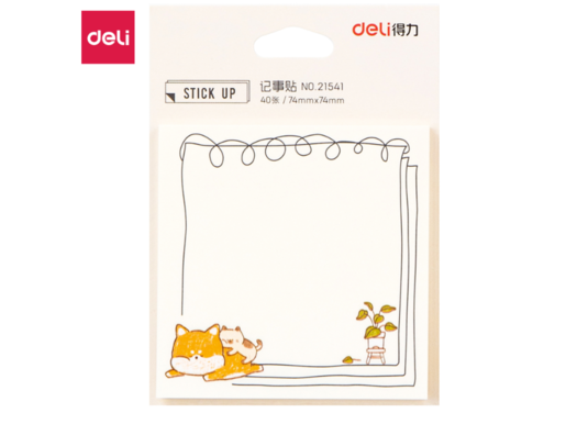 DELI STIKER BLOK  MACA - 40 LISTA 21541