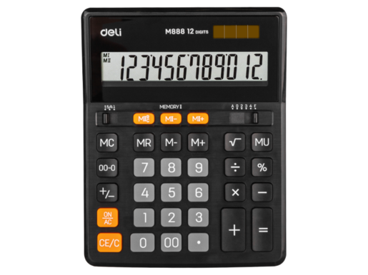 DELI KALKULATOR  203x158x31 mm EM888