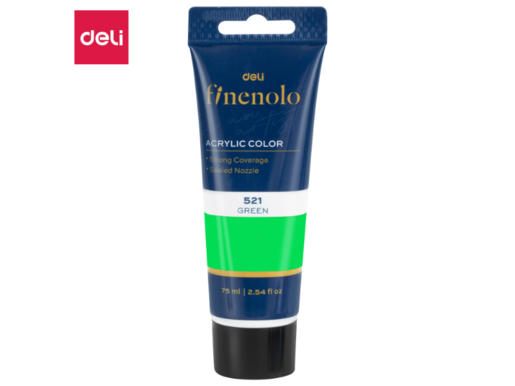 DELI AKRILNA BOJA  U TUBI ZELENA 75ml EC75-GN