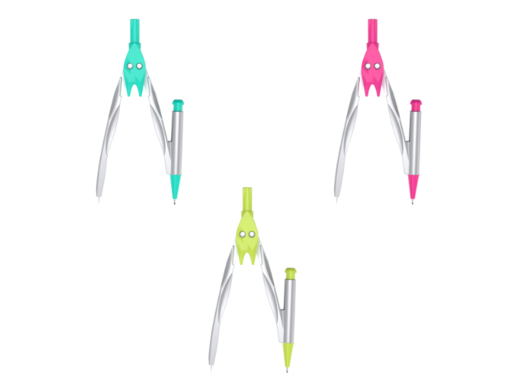 DELI ŠESTAR SA TEHNIČKOM OLOVKOM METALNI  EH607