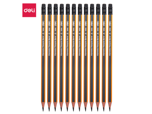 DELI GRAFITNE OLOVKE  STRIPE HB SA GUMICOM 1/12