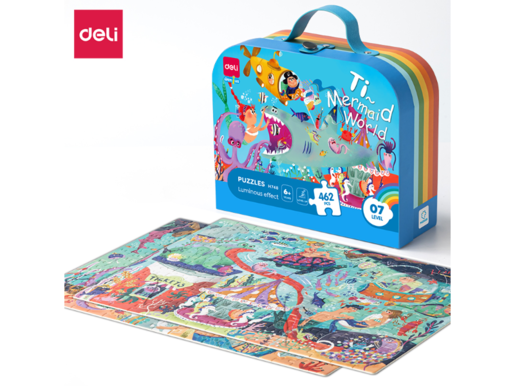 DELI PUZZLE KOFERČE  7 NIVO (SIJAJU U MRAKU) EH748