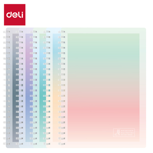 DELI SVESKA  A5 SPIRALNA 60 lista, 70g papir, DIKTO MACAROON