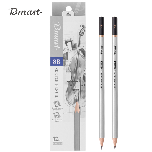 DELI GRAFITNA OLOVKA  ZA SKICIRANJE 8B DMAST PEBEO 1/12 EC392-8B