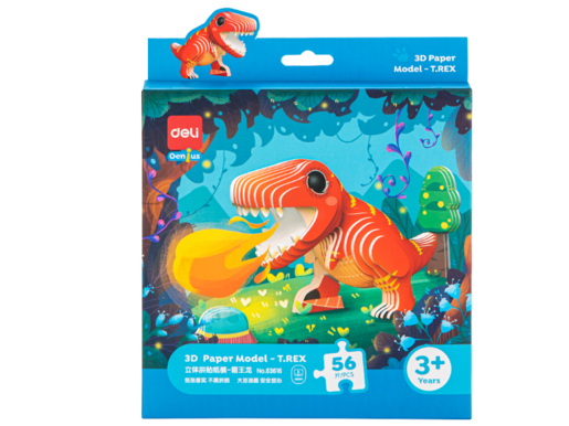 DELI PUZZLE - SLAGALICA  3D - T. REX 56 delova 83616