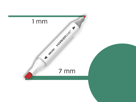 DELI MARKER SKETCH  52 TAMNO ZELENA 70801A-52
