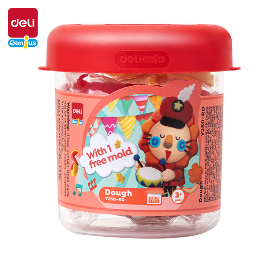 DELI MASA ZA MORANJE  CRVENA 113g SA JEDNIM ŠABLONOM suši se na vazduhu