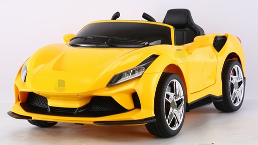 Auto Ferrari 12V Žuti