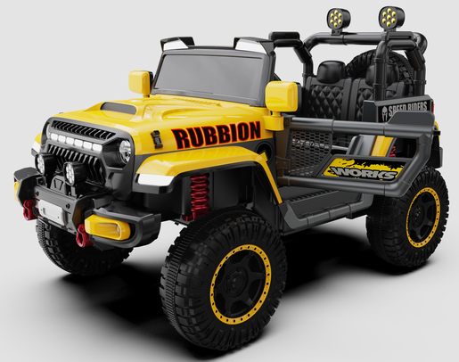 Džip Rubbion 12V Žuti