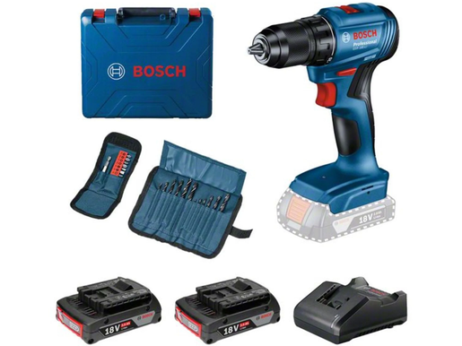 BOSCH bušilica odvrtač GSR 185-LI (2x 2,0 Ah + case) 0615990N25